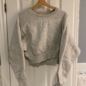 Aritzia cropped crewneck